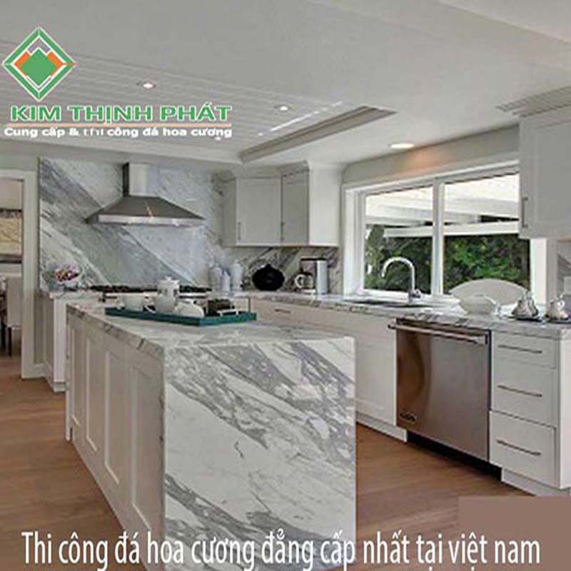 Bàn đá hoa cương granite tự nhiên xám