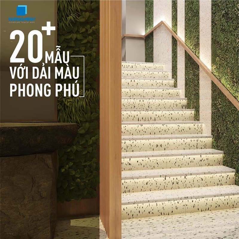 Cầu thang đá hoa cương