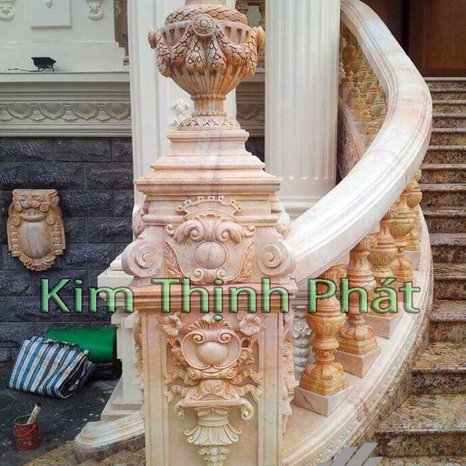 con tiện lan can bằng đá