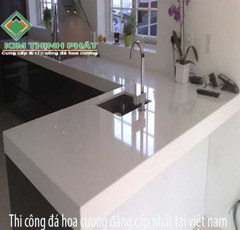 Đá hoa cương mặt bàn bếp 040