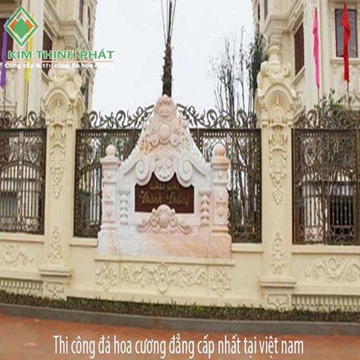 đá hoa cương cột vuông