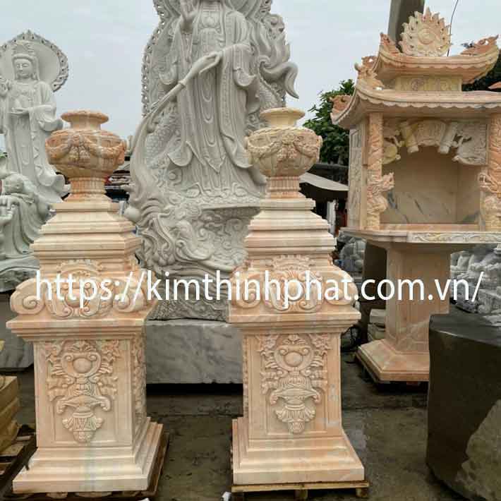 đá hoa cương cột vuông