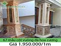 đá hoa cương cột vuông