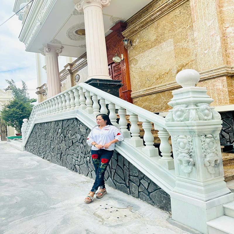 đá hoa cương lan can