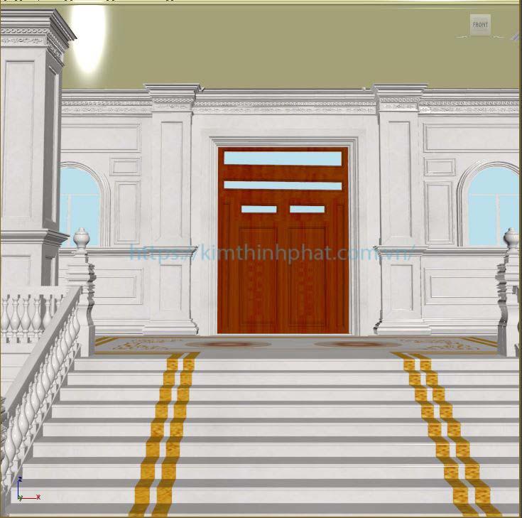 Bán đá hoa cương marble trắng kem Adonit