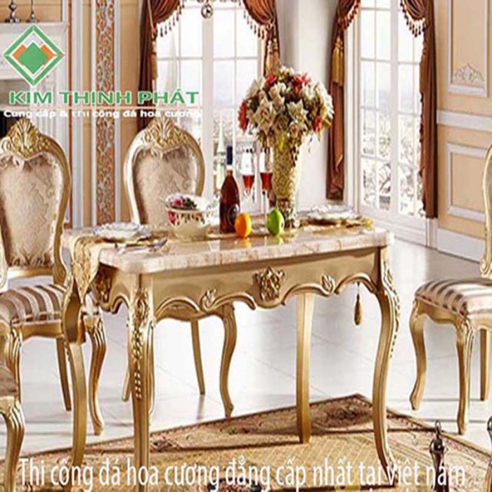 Bàn đá hoa cương mua ở đâu thi công đẹp