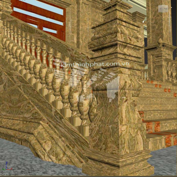 Bán đá hoa cương lan can 008